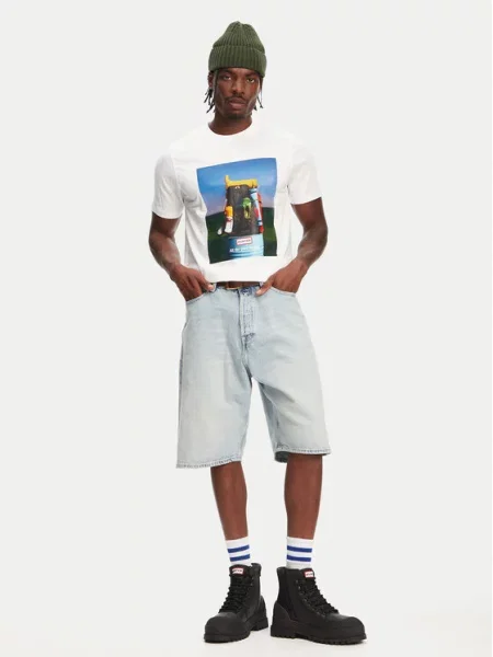 Hunter T-shirt Brodie Graphic bijela