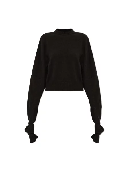 Sweter Jacquemus wełniany brązowy