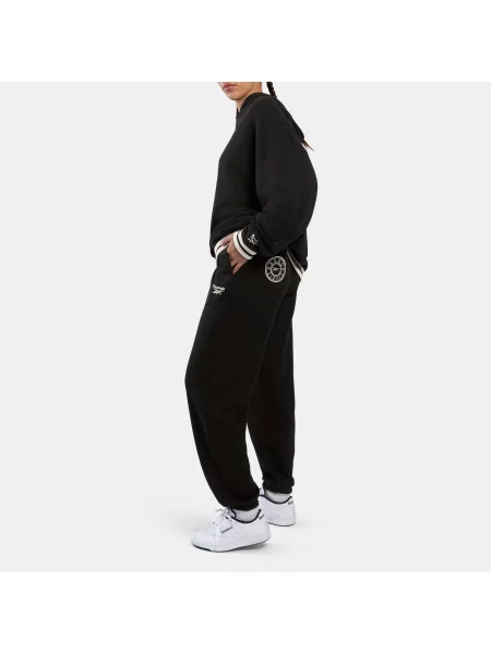 Reebok spodnie dresowe Lawn Club unisex Black Size: czarne