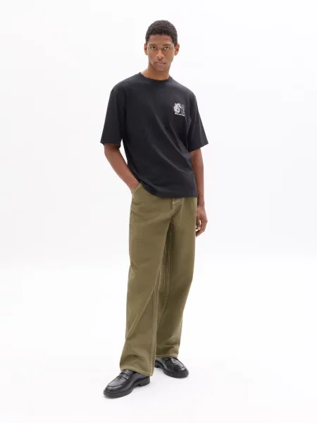 Pantaloni Celio kaki