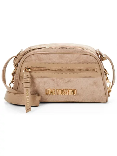 Kabelka Love Moschino béžová