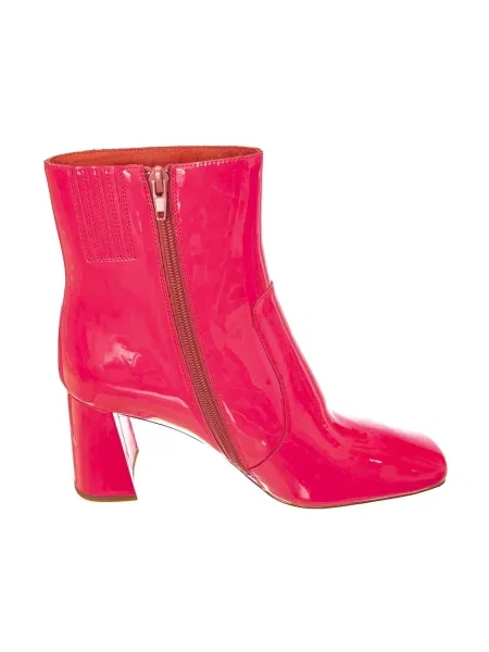 Botki Jeffrey Campbell skórzane różowe
