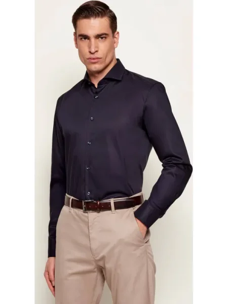 BOSS BLACK Cămașă | easy iron negru