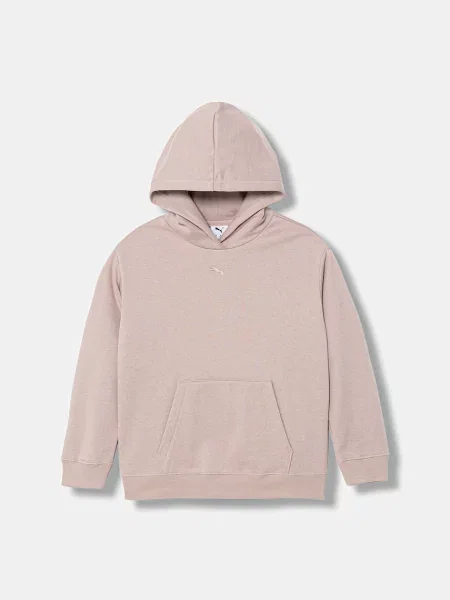 Puma Dětská mikina ESS Centered Cat Logo růžová
