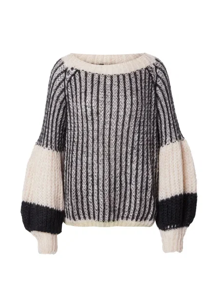 Noella Pulover crem negru
