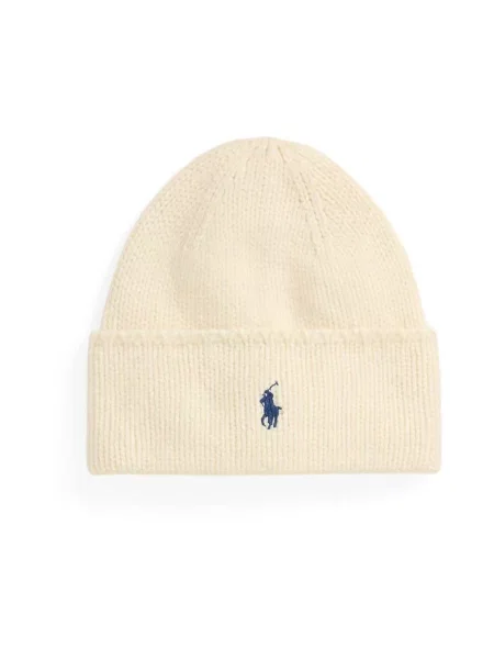 Polo Ralph Lauren czapka wełniana biała