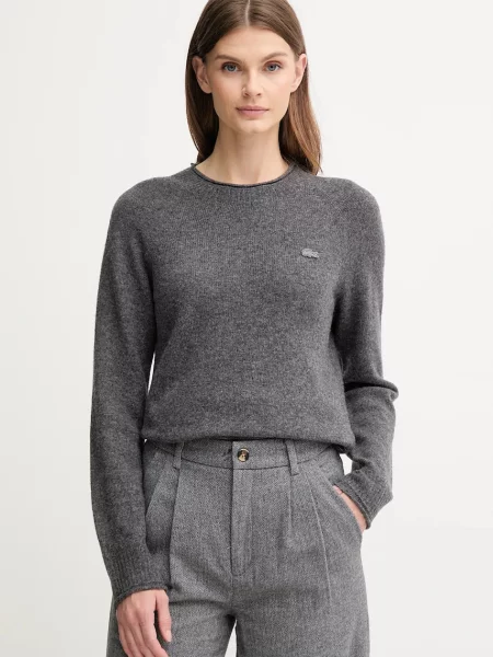 Lacoste pulover pentru femei din lână gri