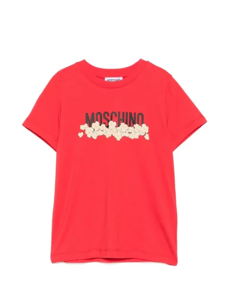 Koszulka dziecięca Moschino czerwona
