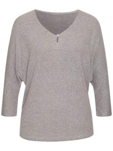 LASCANA Tricou amestecat gri