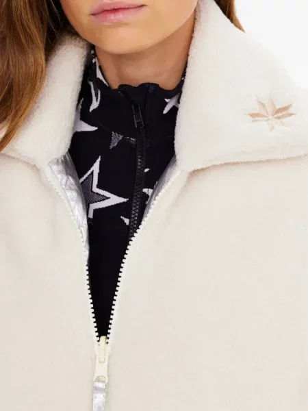 Geacă cu puf The Upside argintiu