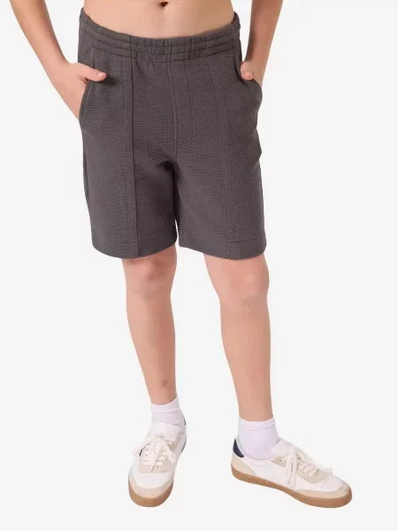 Tommy Life Hlače TOMMY Shorts aus Jersey in normaler Passform antracit siva