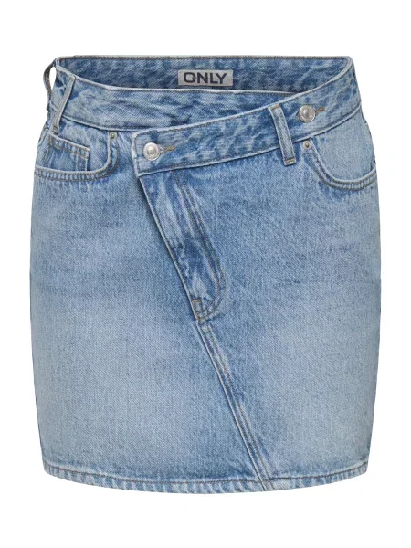 ONLY Fustă ONLSTELLA denim albastru