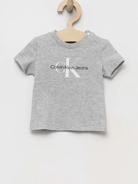Calvin Klein Jeans Detské tričko sivá