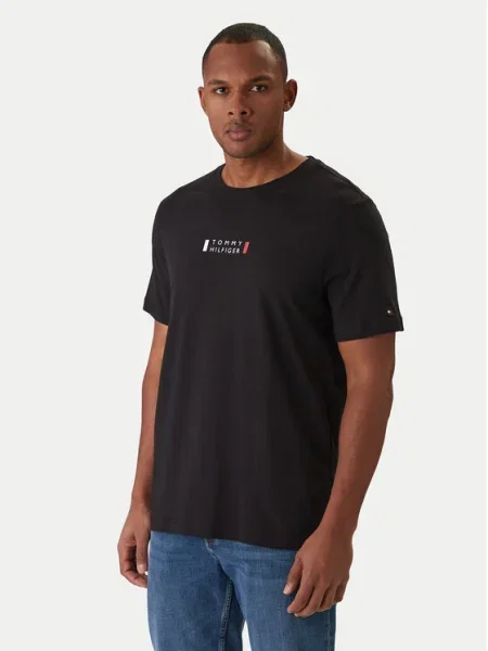 Tommy Hilfiger Tričko Brand Love čierna