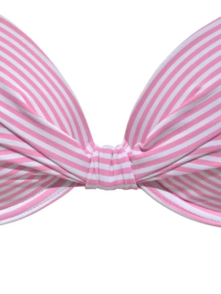 S.Oliver Costum de baie două piese roz deschis alb