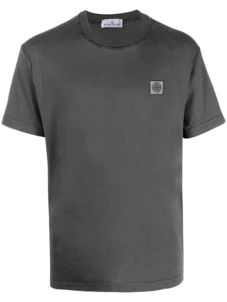 Tricou Stone Island cu strasuri gri