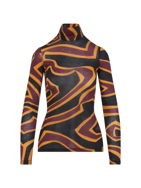 Top Pucci cu imagine negru