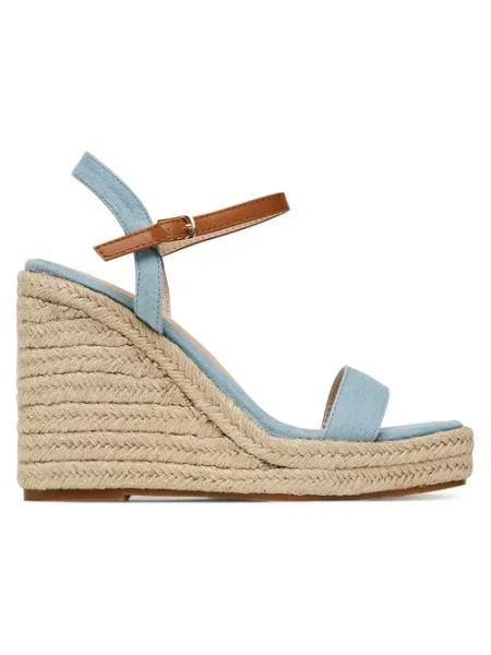 Espadryle niebieskie