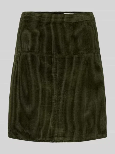 Spódnica sztruksowa ze szwem działowym Christian Berg Woman