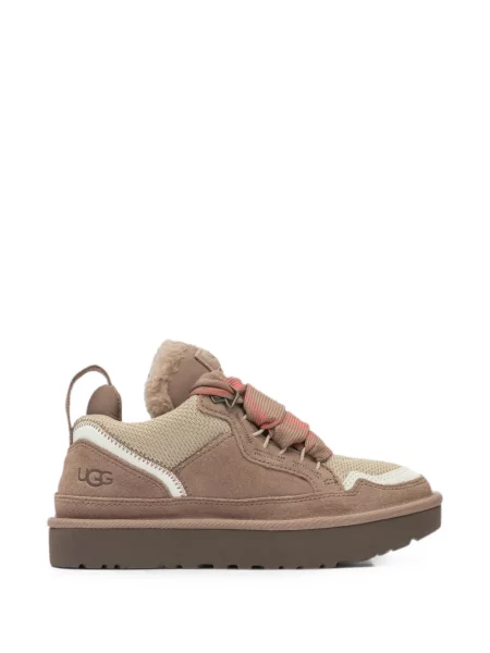 Top Ugg din piele de căprioară chunky maro