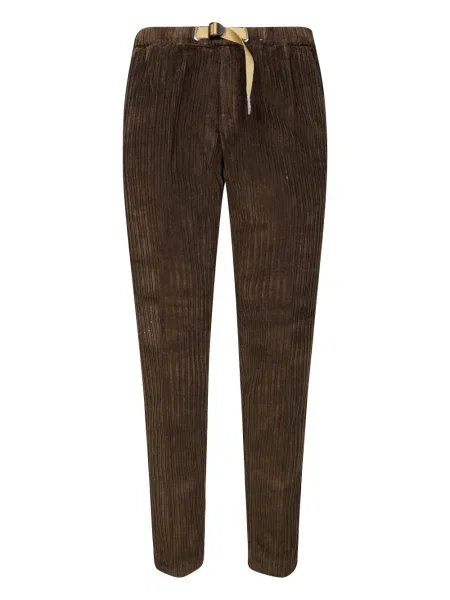Pantaloni White Sand de catifea cord alb