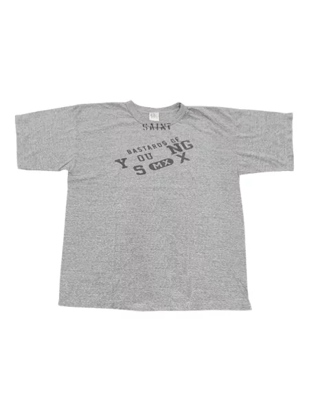 Tricou Saint Mxxxxxx cu imagine gri