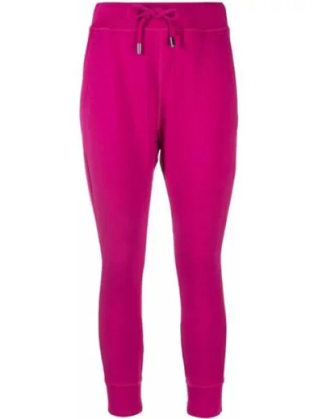 Kalhoty Dsquared2 s potiskem růžové