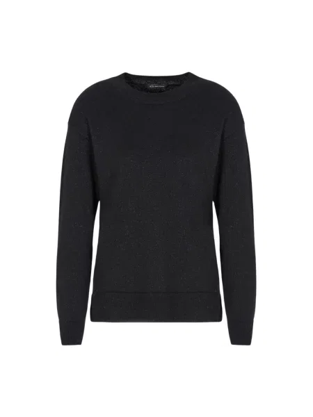 Sweter Armani Exchange wełniany czarny