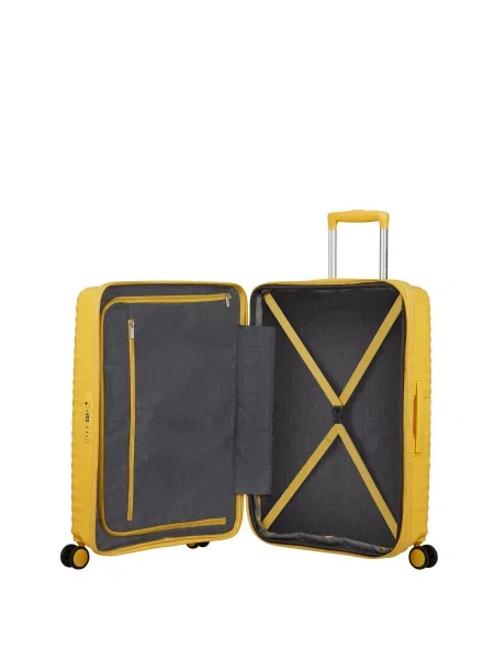 Чемодан American Tourister желтый