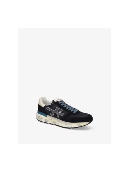 Premiata Sneakers MICK cu adaos de piele albastru