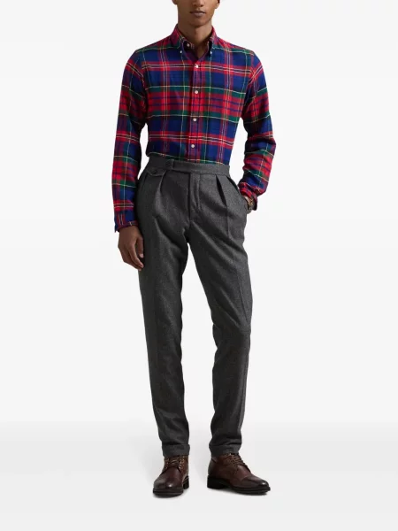 Vunena odgovarati polo majica Polo Ralph Lauren s printom zelena