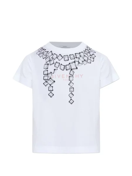 Tricou Givenchy cu imagine alb