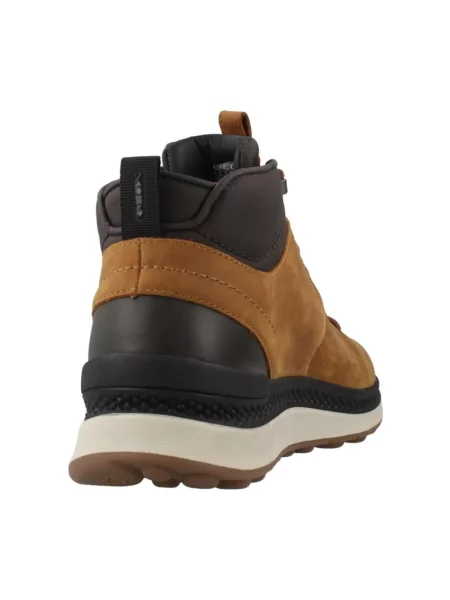 Sneakersy Geox skórzane wodoszczelne brązowe