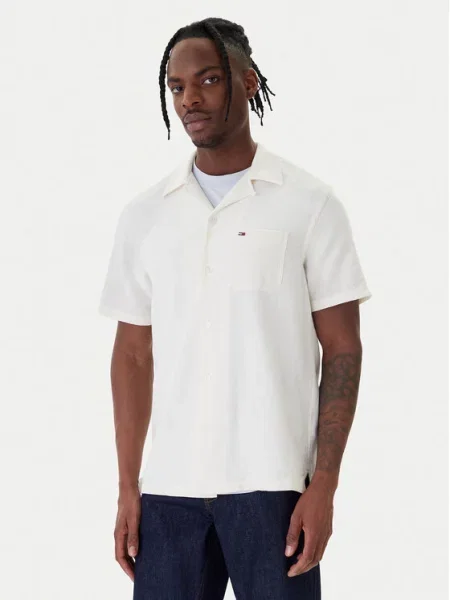 Tommy Jeans Košulja prljavo bijela