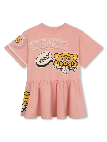 Sukienka dziecięca Kenzo różowa