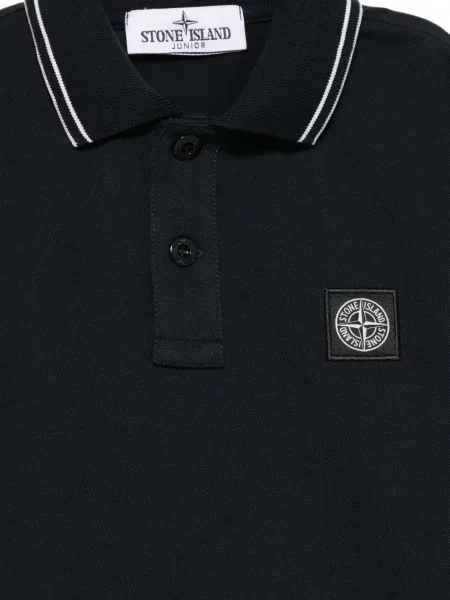 Koszulka polo dziecięca Stone Island niebieska