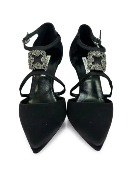 Pantofi cu toc Manolo Blahnik negru