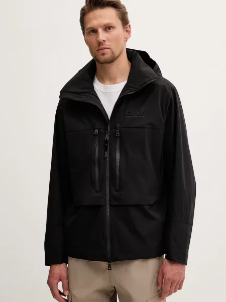 Emporio Armani jachetă pentru bărbați negru