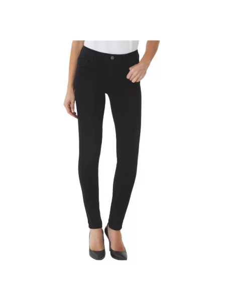 Jeansy skinny Liu Jo z wysoką talią czarne