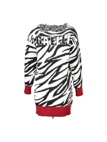 Haftowany sweter Gaëlle Paris biały