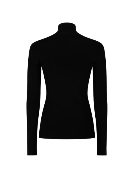 Top Loewe cu broderie negru