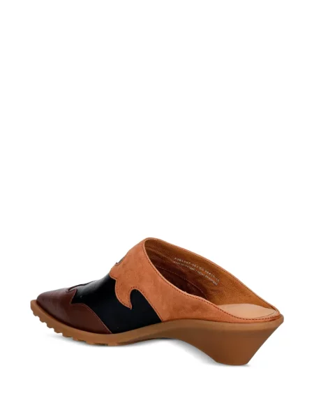 Papuci tip mules Camper maro