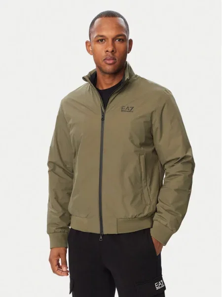 Emporio Armani Geacă bomber PNFZZ Kaki