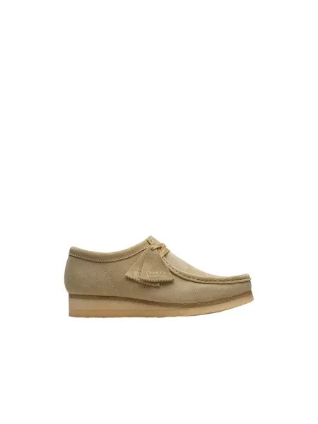 Półbuty Clarks skórzane beżowe