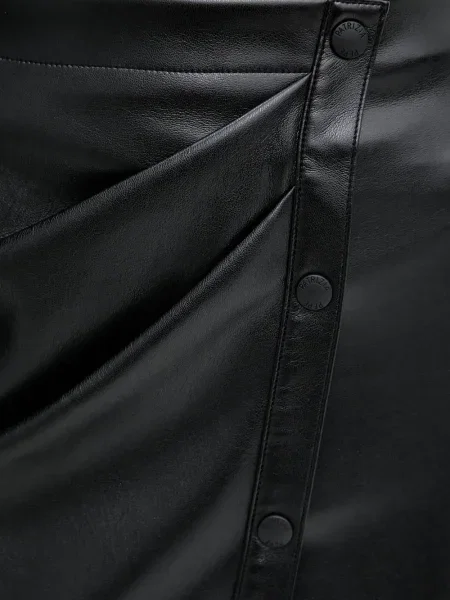 Fustă midi Patrizia Pepe până la genunchi negru