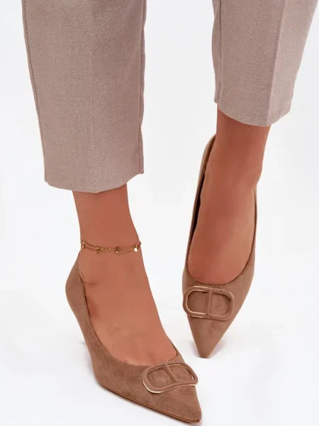 Pantofi cu toc Boto bej