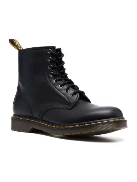 Botki Dr. Martens sznurowane skórzane czarne