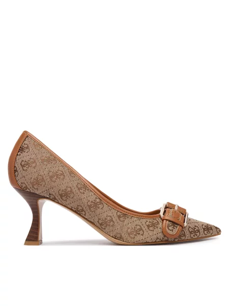 Pantofi pumps Guess închis bej