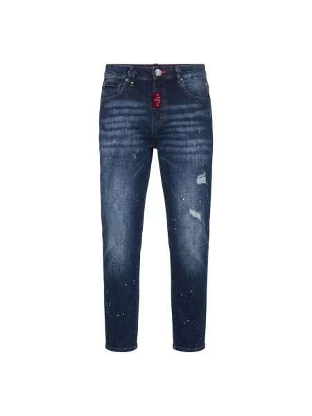 Jeansy Philipp Plein niebieskie