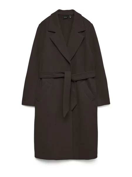 VERO MODA Palton de primăvară-toamnă VMFORTUNEAYA ciocolatiu